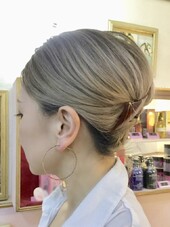 外国人のようなブロンドアップヘアfeliz052-|feliz