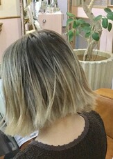 バレイヤージュハイライトグラデーション　ベージュ|feliz