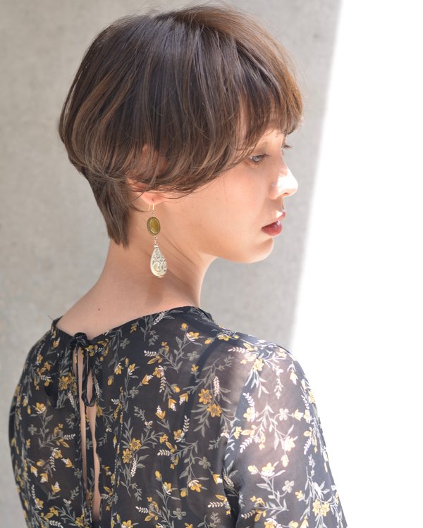 丸みのあるショートマッシュ|lot