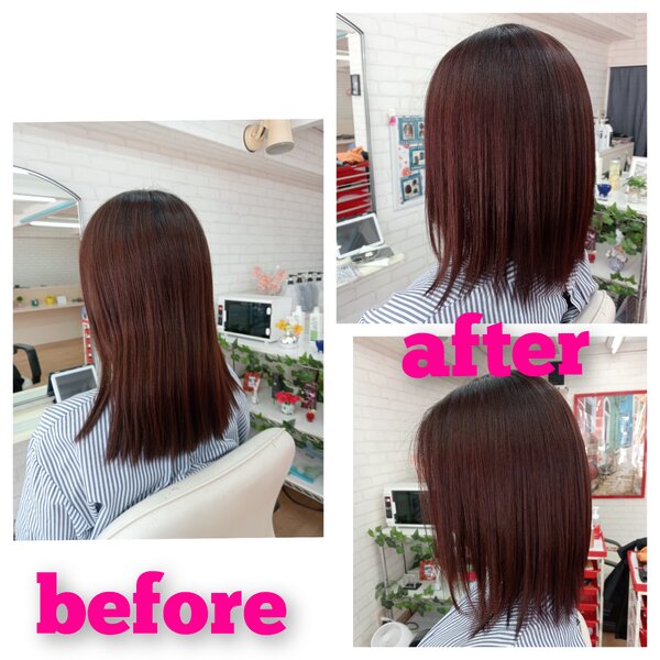 New＃酸熱　髪質改善トリートメント　所要時間７０分|HairSalonPino