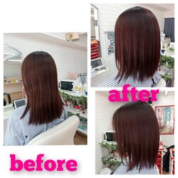 New＃酸熱　髪質改善トリートメント　所要時間７０分