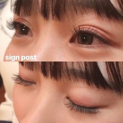 ハーフeye☆《ブラウン付け放題》オフ無料