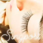 ハーフeye☆《ブラウン付け放題》オフ無料|アイラッシュサロン　sign post　ふじみ野店