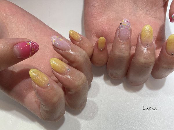 お祭りヨーヨーネイル☆★|Lucia