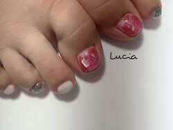 夏フットネイル|Lucia