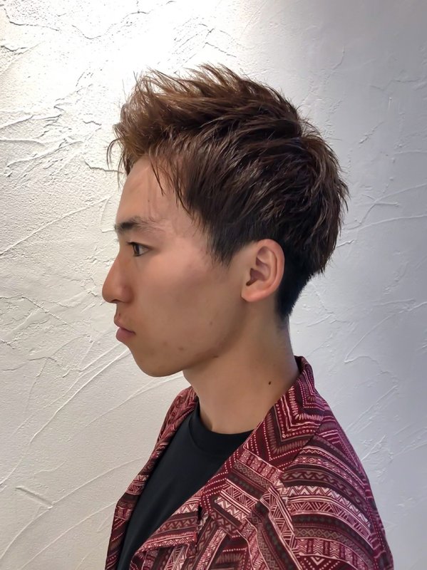 ツーブロック ネープレス×アップバング|Infini-Y’s　ウェルディ長泉店