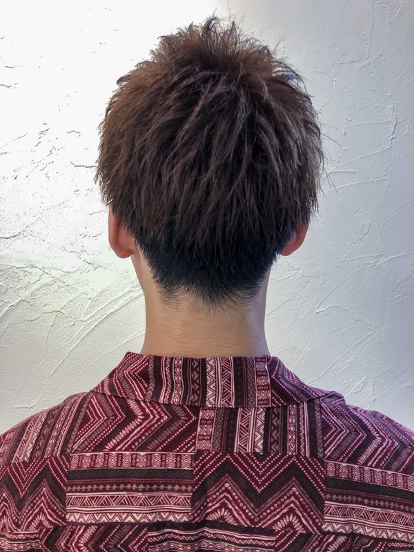 ツーブロック ネープレス×アップバング|Infini-Y’s　ウェルディ長泉店