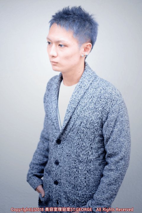 グレージュシルバーカラー|セントジョージ香里園店　MEN'S HAIR