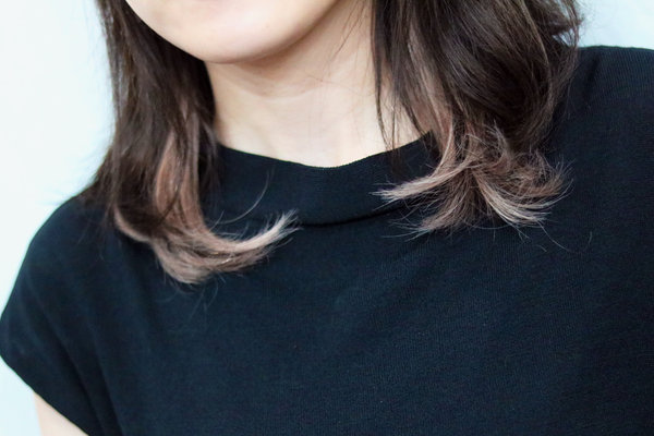 シールエクステでインナーカラー風♪|NON EDGE