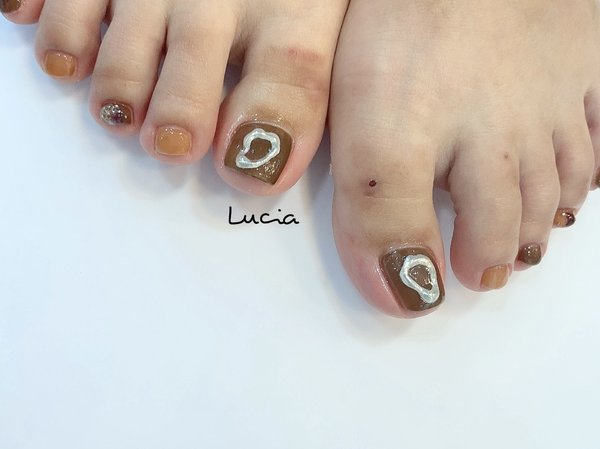 ミラーべっ甲カラーネイル|Lucia