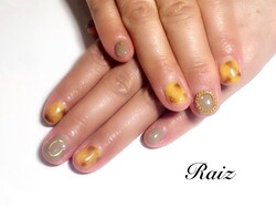 べっ甲ネイル|Raiz