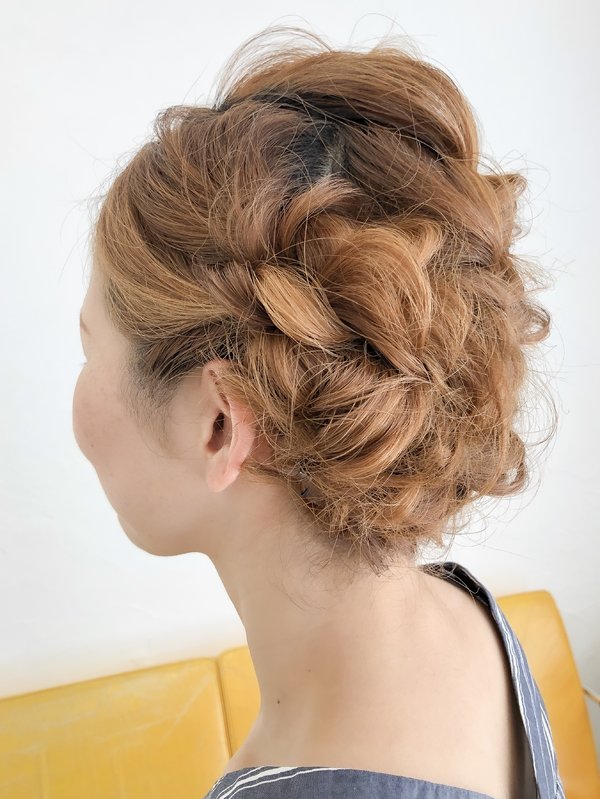 編み込みパーティスタイル|Infini-Y’s　ウェルディ長泉店