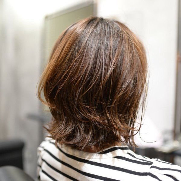 【美容室HANS名古屋伏見】クセを活かしたボブ+ハ|美容室ＨＡＮＳ　名古屋　伏見