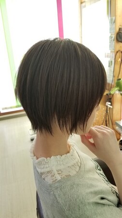 かわいい ひし形ショートグラボブ 272 Hair Space 108 ヘアースペーストワ 北海道 旭川 の髪型 ヘアスタイルカタログ ビューティーパーク