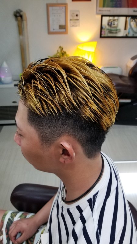 ランダムメッシュな２ブロ7：3★|Hair Space 108