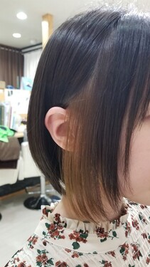 ブリーチ無しインナーカラー☆（マット色）|Hair Space 108