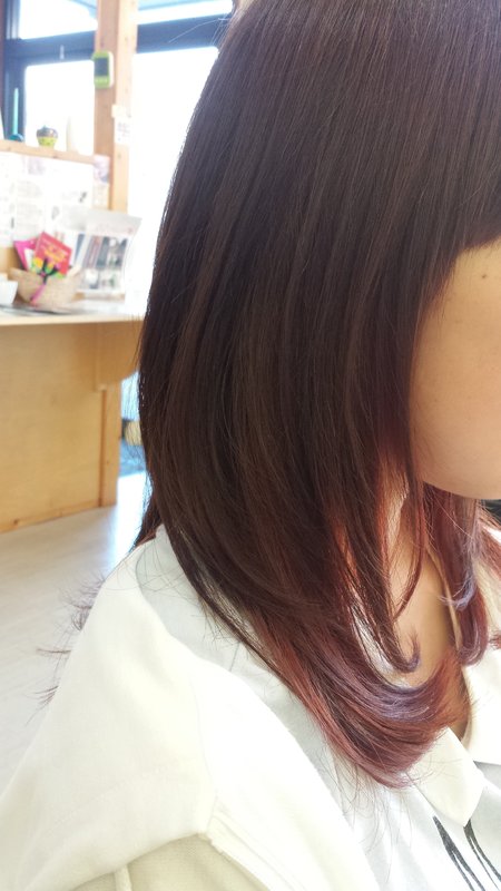 ピンク インナーカラー☆|Hair Space 108