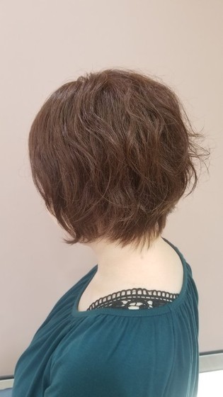 くせ毛でキュートグラボブ Hair Space 108 ヘアースペーストワ 北海道 旭川 の髪型 ヘアスタイルカタログ ビューティーパーク