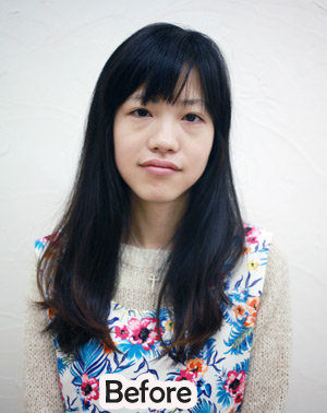 質感の軽い毛先が遊ぶ、くびれヘアスタイル|gem梅田