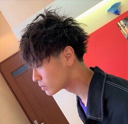 メンズツイストパーマ２