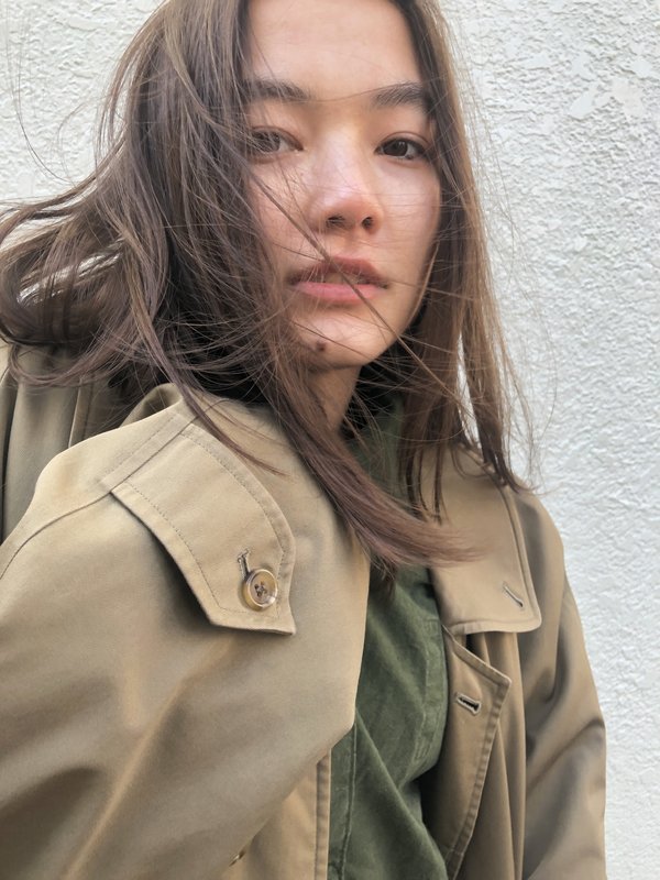 透過性のある、洗練ミディアムでバーバリー|NERO HAIR SALON