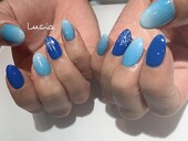 アナ雪風雪の結晶ネイル|Lucia