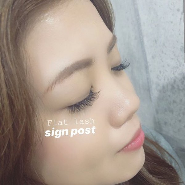 フラットラッシュ120本⑤オフ無料|アイラッシュサロン　sign post　ふじみ野店