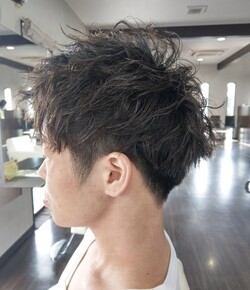 メンズパーマ　ショート　ツイストパーマ　スパイラルパーマ　【伊勢崎】【伊勢崎市美容室】|Add9