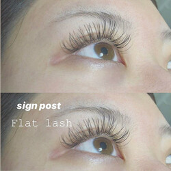 フラットラッシュ120本①オフ無料|アイラッシュサロン　sign post　ふじみ野店