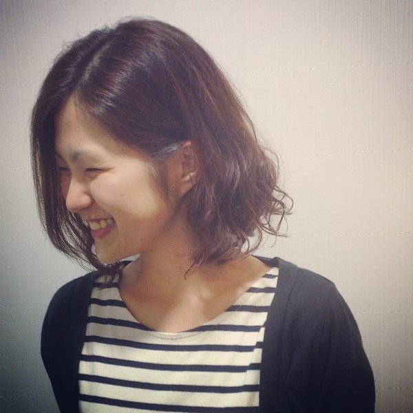 縮毛矯正しながらゆるふわカール【伊勢崎市美容室】|Add9