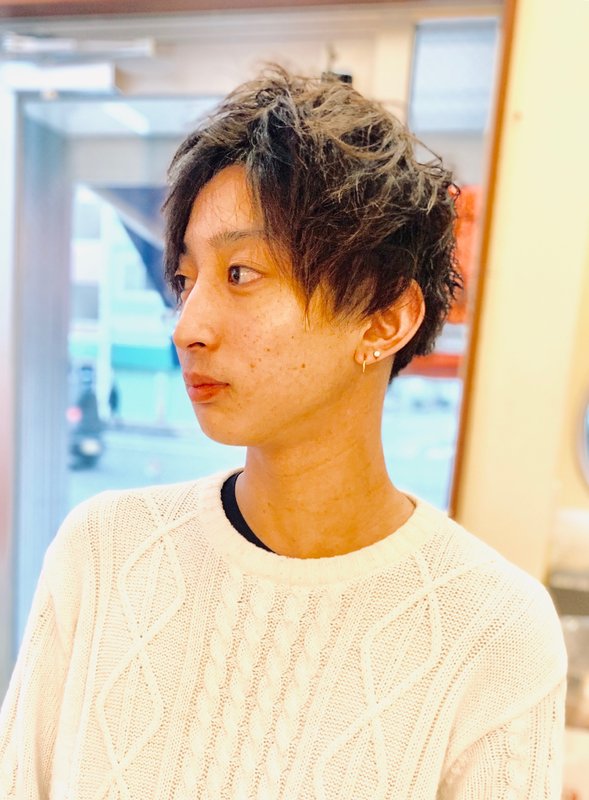 メンズツイストパーマしっかり長持ち|ブルーモスクTOKYO