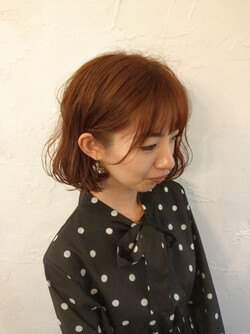 カシスカラー　ゆるパーマ　【伊勢崎美容室】|Add9