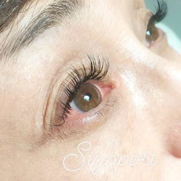 フラットラッシュ160本②  オフ無料|アイラッシュサロン　sign post　ふじみ野店