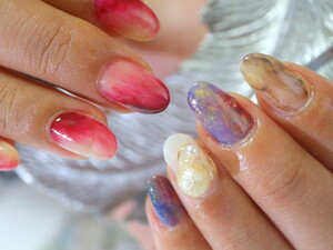 ニュアンスネイル3 256 Nail Salon Vivid Queen ネイルサロンヴィヴィッドクイーン 広島県 福山 のネイル デザインカタログ ビューティーパーク