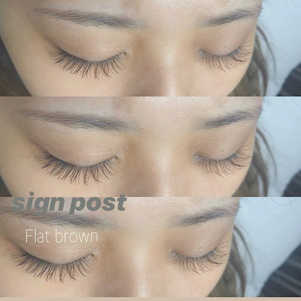 カラーフラットラッシュ140本⑤オフ無料|アイラッシュサロン　sign post　ふじみ野店