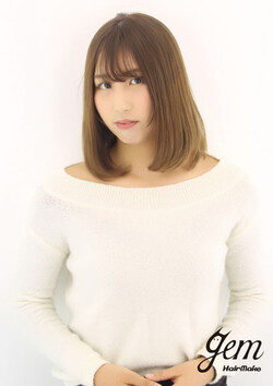 冬のミルクティーベージュカラー|gem梅田