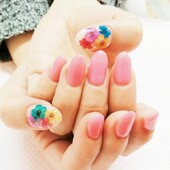 押し花ネイル|Nail Salon CalypsoⅡ