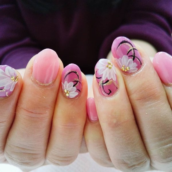 フラワーネイル|Nail Salon CalypsoⅡ