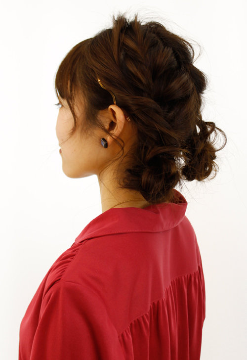 ツインおだんごアレンジ|Raffine三宮