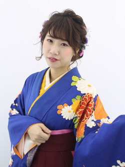 ゆるふわまとめ髪