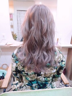 ラベンダーベージュ|Hair design miel 東山七条店