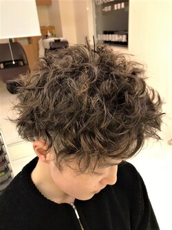 メンズ ハードスパイラルパーマ