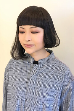  	シンプルでかわいいアシメボブ|B2C-TeamS