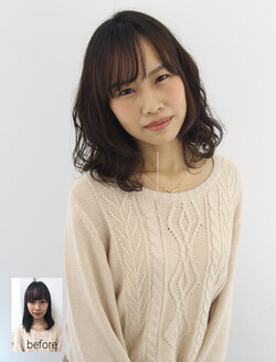 髪質に合った似合わせ弱酸性デジタルパーマ