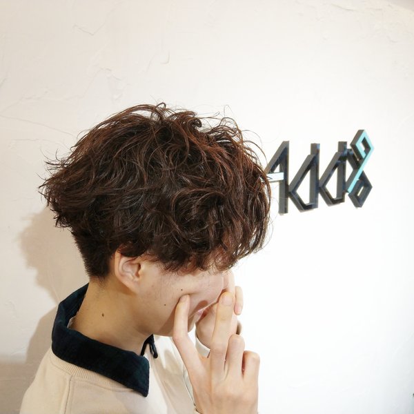 外国人風　ルーズパーマ　愛されボブ　【伊勢崎】|Add9