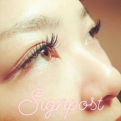 シルクエクステ180本　オフ無料⑧|アイラッシュサロン　sign post　ふじみ野店