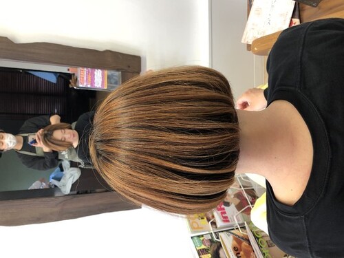 艶カラー×大人ボブ