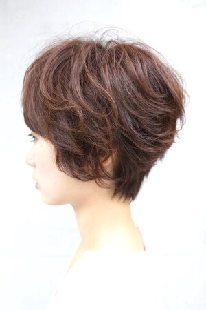 無造作くせ毛風ショート Claro Mizuno クラーロミズノ 静岡県 裾野 の髪型 ヘアスタイルカタログ ビューティーパーク