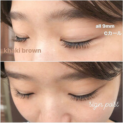 ブラウンエクステ120本オフ無料　32