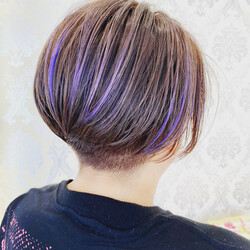 ショート　アイスラベンダー